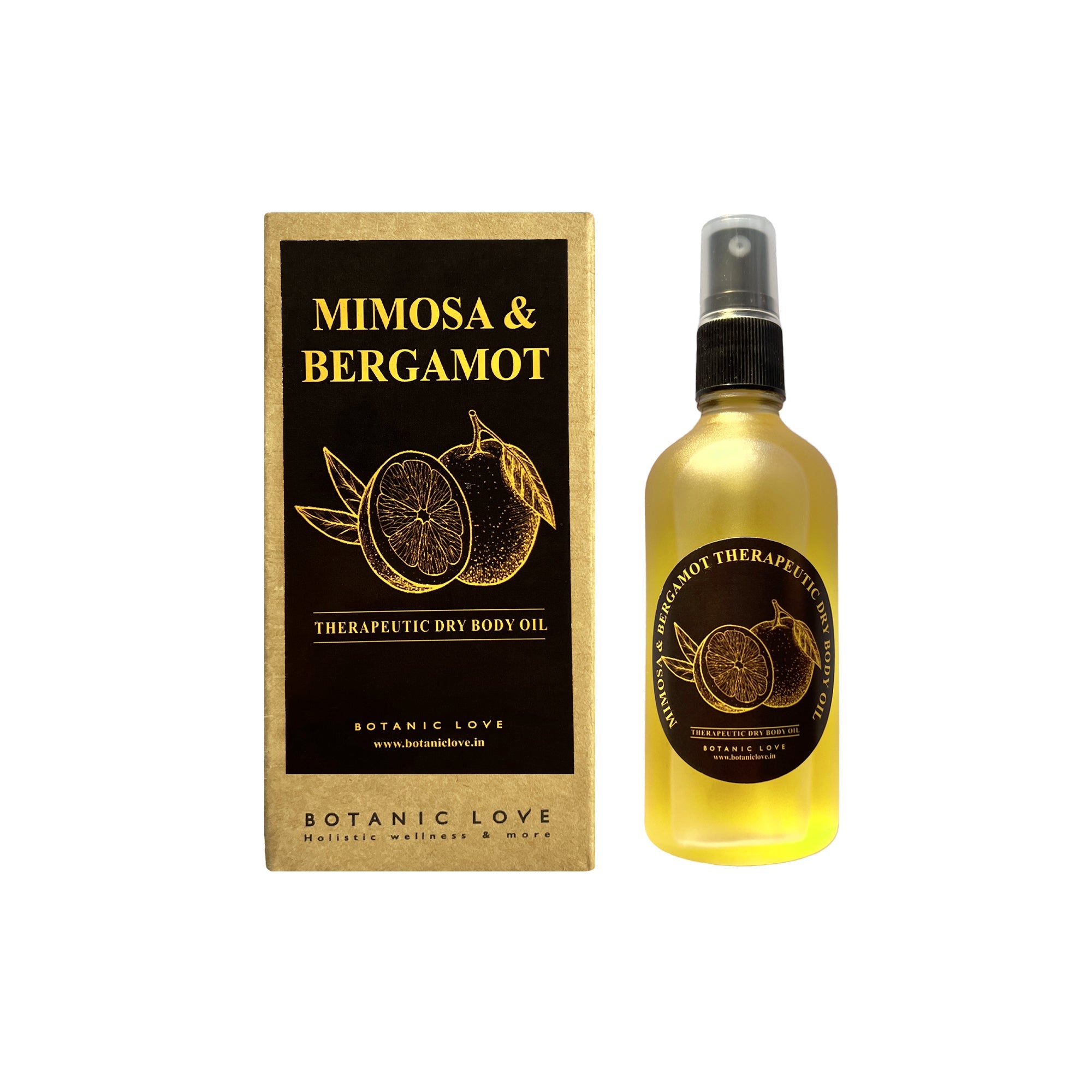 Mimosa & Bergamot Body Oil (Dry)